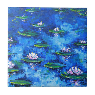 Water Lily Painting, Vloerkunst, Bloemen Tegeltje