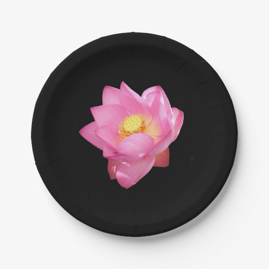 Water Lily Paper Plate Papieren Bordje (Voorkant)