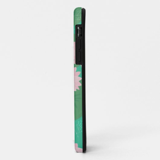 Water Lily Pattern Case-Mate iPhone Case (Achterkant/links)