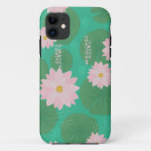 Water Lily Pattern Case-Mate iPhone Case (Achterkant)