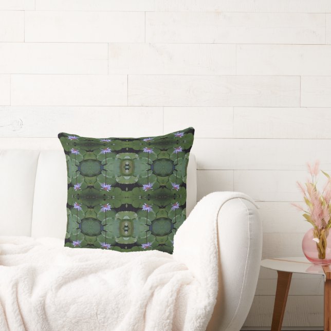 Water Lily Pattern Kussen (Bank)
