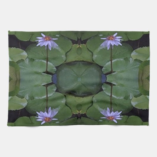 Water Lily Pattern Theedoek (Horizontaal)