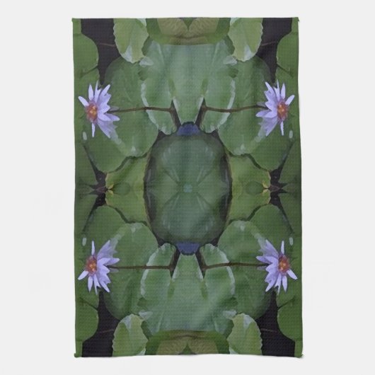 Water Lily Pattern Theedoek (Verticaal)