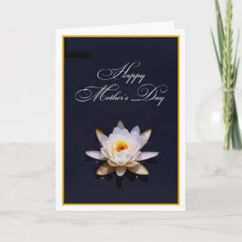 Water Lily personaliseert Moederdag Kaart