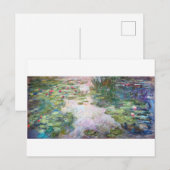 Water Lily Pond bij Giverny, Claude Monet Briefkaart (Voorkant / Achterkant)