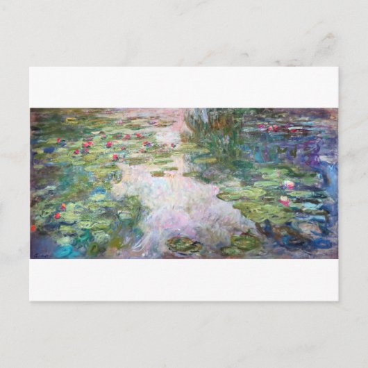 Water Lily Pond bij Giverny, Claude Monet Briefkaart (Voorkant)