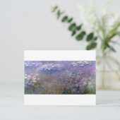 Water Lily Pond bij Giverny, Claude Monet Briefkaart (Staand voorkant)