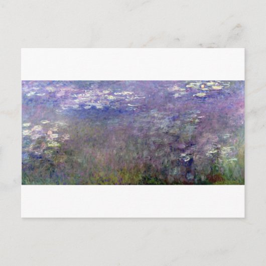 Water Lily Pond bij Giverny, Claude Monet Briefkaart (Voorkant)