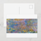 Water Lily Pond bij Giverny, Claude Monet Briefkaart (Voorkant / Achterkant)