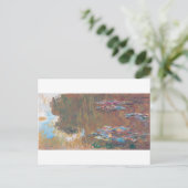 Water Lily Pond bij Giverny, Claude Monet Briefkaart (Staand voorkant)