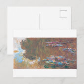 Water Lily Pond bij Giverny, Claude Monet Briefkaart (Voorkant / Achterkant)