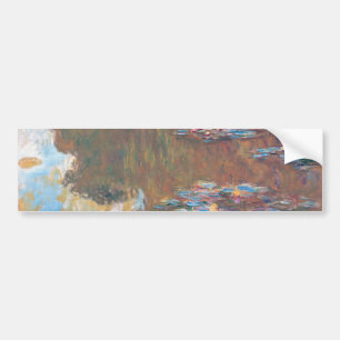 Water Lily Pond bij Giverny, Claude Monet Bumpersticker