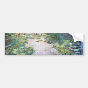 Water Lily Pond bij Giverny, Claude Monet Bumpersticker