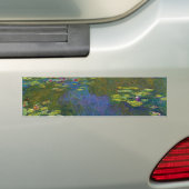 Water Lily Pond bij Giverny, Claude Monet Bumpersticker (Op auto)