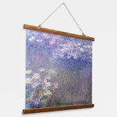 Water Lily Pond bij Giverny, Claude Monet Hangend Wandkleed (Gebogen)