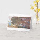 Water Lily Pond bij Giverny, Claude Monet Kaart (Gele Bloem)