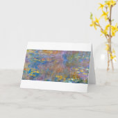 Water Lily Pond bij Giverny, Claude Monet Kaart (Gele Bloem)