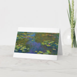 Water Lily Pond bij Giverny, Claude Monet Kaart