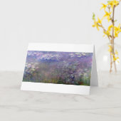 Water Lily Pond bij Giverny, Claude Monet Kaart (Gele Bloem)
