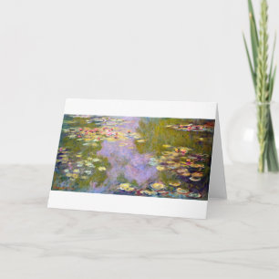 Water Lily Pond bij Giverny, Claude Monet Kaart