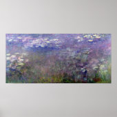 Water Lily Pond bij Giverny, Claude Monet Poster (Voorkant)