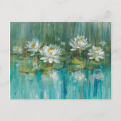 Water Lily Pond Briefkaart (Voorkant)