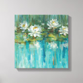Water Lily Pond Canvas Afdruk (Voorkant)
