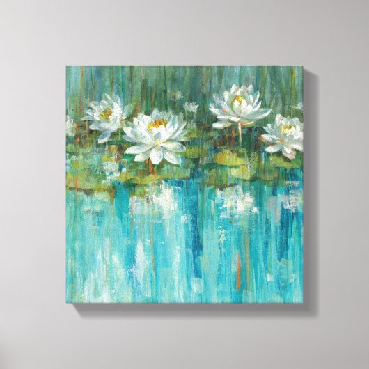 Water Lily Pond Canvas Afdruk (Voorkant)