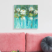 Water Lily Pond Canvas Afdruk (Insitu (Woonkamer))