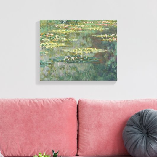 Water Lily Pond Claude Monet Canvas Afdruk (Insitu (Woonkamer))
