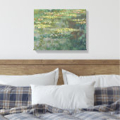 Water Lily Pond Claude Monet Canvas Afdruk (Insitu (Slaapkamer))