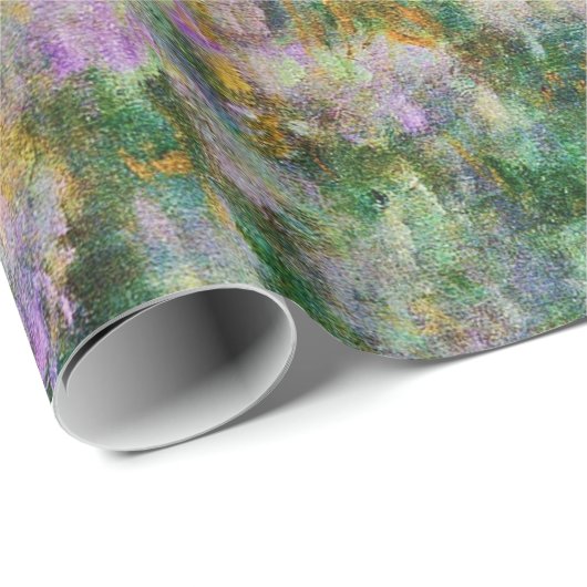 Water Lily Pond Claude Monet Fine Art Cadeaupapier (Rol Hoek)