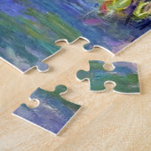 Water Lily Pond Claude Monet Fine Art Legpuzzel (Zijkant)