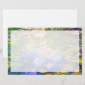 Water Lily Pond Claude MoneT FINE ART PAINTING Briefpapier (Voorkant / Achterkant)