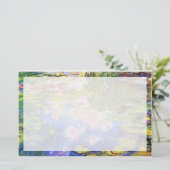 Water Lily Pond Claude MoneT FINE ART PAINTING Briefpapier (Staand voorkant)