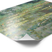 Water Lily Pond Claude Monet Foto Afdruk (Hoek)