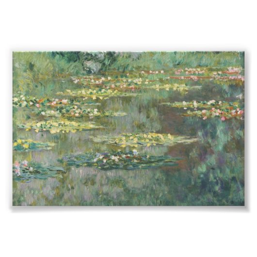 Water Lily Pond Claude Monet Foto Afdruk (Voorkant)