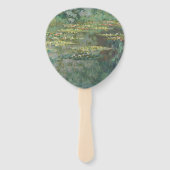 Water Lily Pond Claude Monet Handwaaier (Voorkant)