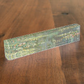 Water Lily Pond Claude Monet Naambordje (Zijkant)