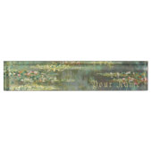 Water Lily Pond Claude Monet Naambordje (Voorkant)