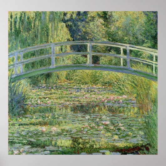 Water Lily Pond - Claude Monet Poster (Voorkant)