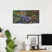 Water Lily Pond, Giverny van Claude Monet Poster (Thuiskantoor)