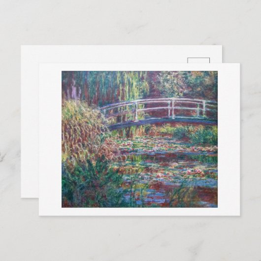 Water Lily Pond (Harmonie Roos), Monet Briefkaart (Voorkant / Achterkant)