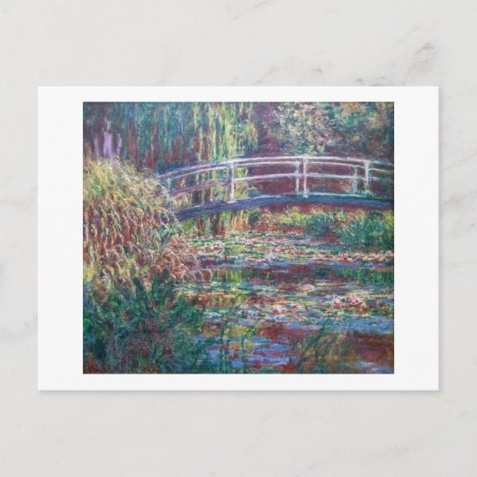 Water Lily Pond (Harmonie Roos), Monet Briefkaart (Voorkant)