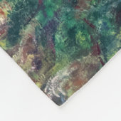 Water Lily Pond (Harmonie Roos), Monet Fleece Deken (Hoek)