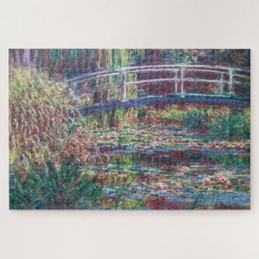 Water Lily Pond (Harmonie Roos), Monet Legpuzzel (Horizontaal)