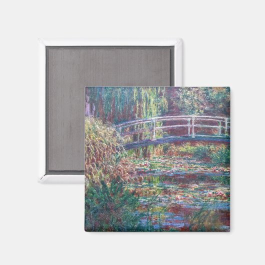 Water Lily Pond (Harmonie Roos), Monet Magneet (Voorkant / Achterkant)