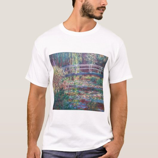 Water Lily Pond (Harmonie Roos), Monet T-shirt (Voorkant)