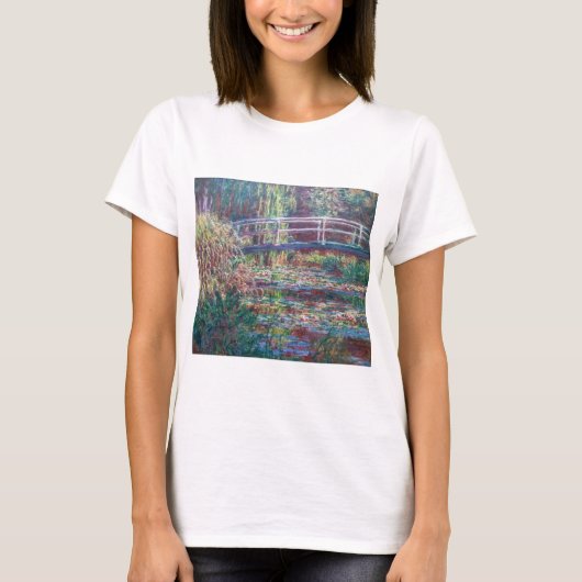 Water Lily Pond (Harmonie Roos), Monet T-shirt (Voorkant)