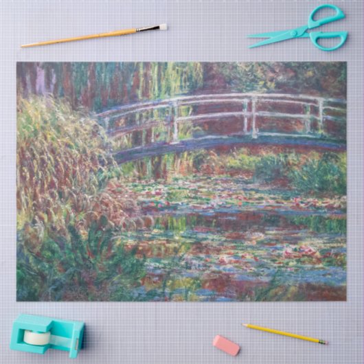 Water Lily Pond (Harmonie Roos), Monet Tissuepapier (Craft)